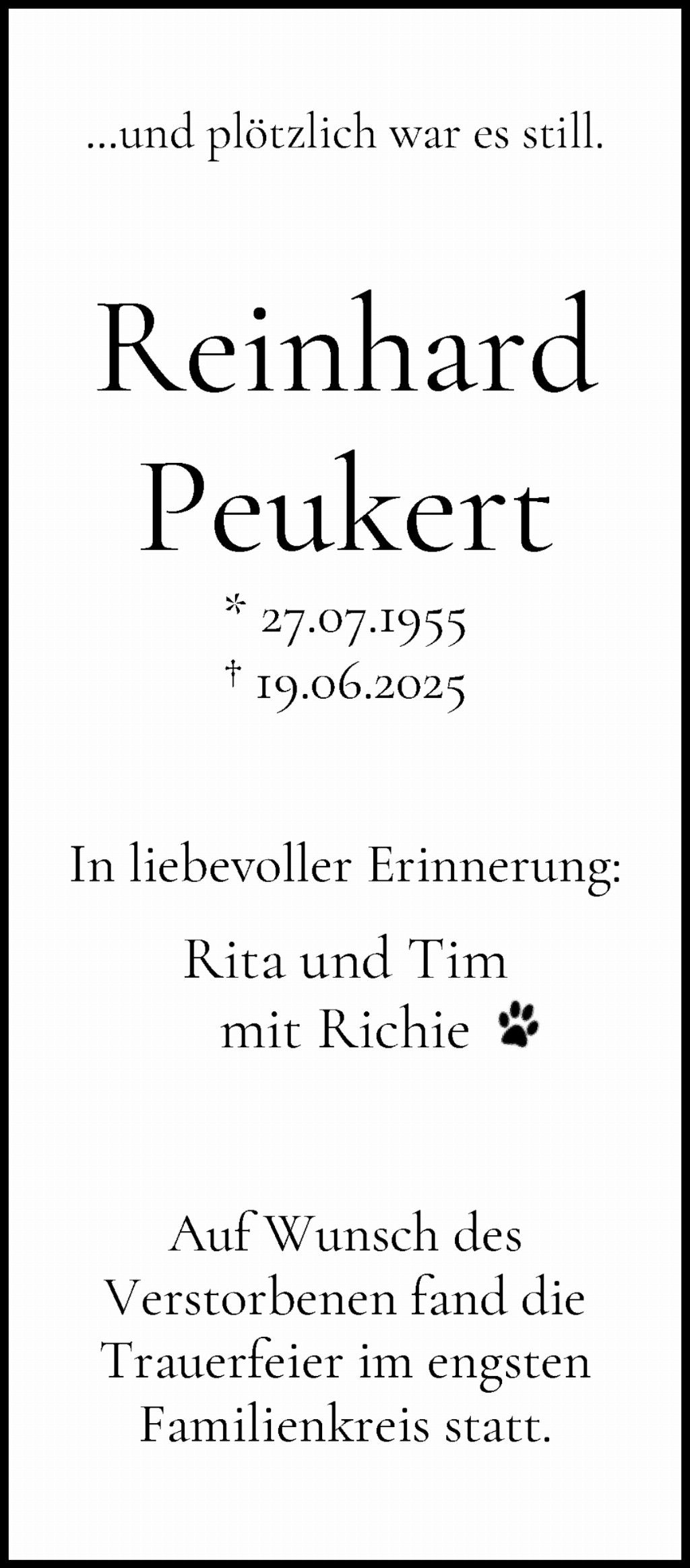 Reinhard Peukert